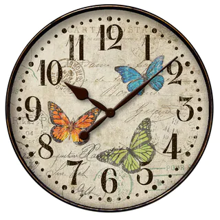 Westclox 12" Butterfly Dial Wall Clock