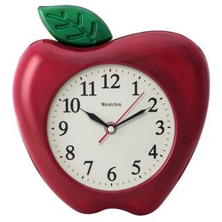 Westclox 10" 3D Apple Wall Clock