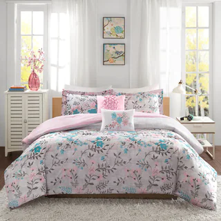 Intelligent Design Lucy Pink/ Teal Comforter Set