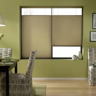 First Rate Blinds Gold Rush 26 to 26.5-inch Wide Cordless Top Down Bottom Up Cellular Shades
