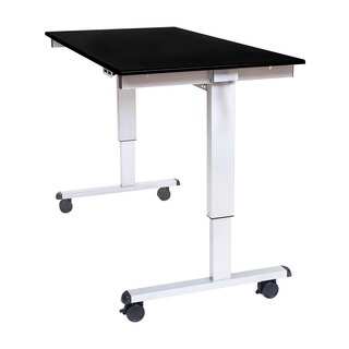 Offex Stande 60-inch Home Office Electric Standing Desk - Silver Frame