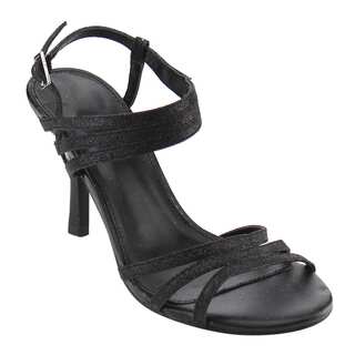 Beston CC94 Women's Sparking Ankle Strap Mid Heel Dress Sandals