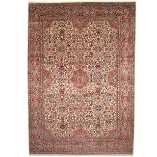 Herat Oriental Persian Hand-knotted 1940s Semi-antique Kerman Wool Rug (11'10 x 17'1)