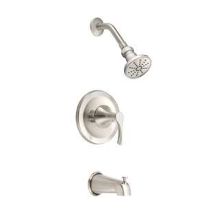 Danze Antioch Tub and Shower Faucet D500022BNT Brushed Nickel