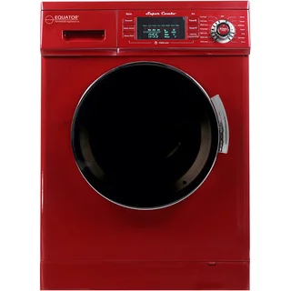 Equator 13 lbs/1.57 cu.ft. Merlot Convertible Combo Washer Dryer with Optional Venting/ Condensing Drying
