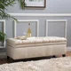 Hastings Tufted Fabric Storage Ottoman Bench by Christopher Knight Home - Thumbnail 0