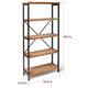 Perth 5-Shelf Industrial Bookcase by Christopher Knight Home - Thumbnail 5
