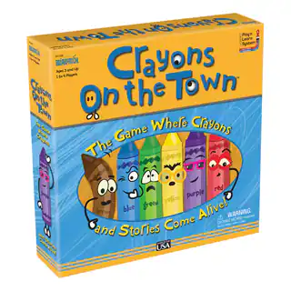 Crayons on the Town Board Game