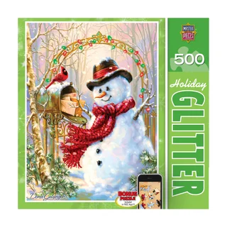 Holiday Glitter Puzzle Letters to Frosty: 500 Pcs