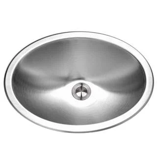 Houzer Opus Undermount Steel Bathroom Sink CH-1800-1 Stainless Steel