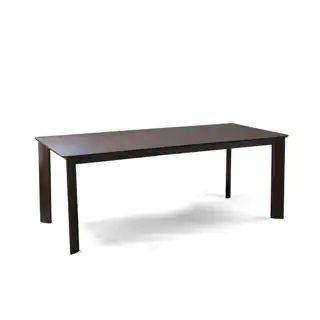 Saloom Ari 36 x 60 Rectangular Extension Maple Smooth Top Dining Table in Java Finish
