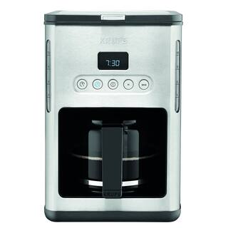 KRUPS KM442D Control Line 10-Cup Programmable Coffee Maker with Stainless Steel Finish