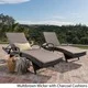 Toscana Outdoor Wicker Armed Chaise Lounge Chair with Cushion by Christopher Knight Home (Set of 2) - Thumbnail 6