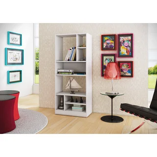 Accentuations by Manhattan Comfort Durable Valenca 8-shelf Bookcase 3.0
