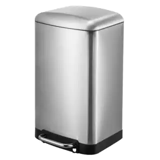 Joyware 6 Liter Rectangle Shaped Stainless Steel Trash Can