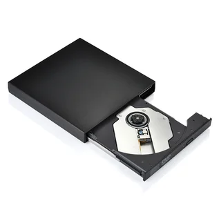 Black USB External DVD-R/ CD-RW Burner Drive
