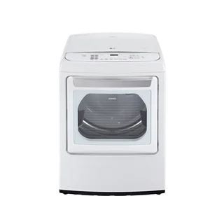 LG DLGY1702WE 7.3-cubic Feet Ultra Large Capacity High Efficiency Front Control SteamDryer with EasyLoad Door in White