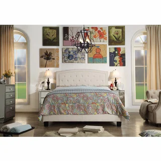 Moser Bay Twin Size Tufted Upholstered Bed Set