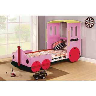 Tobi Pink Train Twin Bed