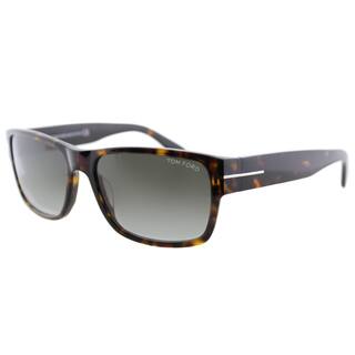 Tom Ford Mason TF 445 52B Dark Havana Rectangle Plasic Sunglasses