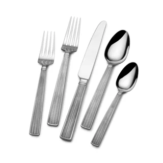 Towle Living Stainless Steel Twill Flatware Set (45-piece)