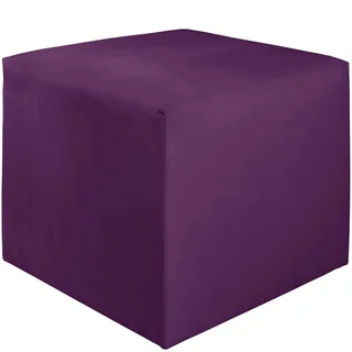 Skyline Furniture Kids Cube Ottoman in Premier Hot Purple