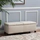 Alfred Fabric Small Storage Ottoman Bench by Christopher Knight Home - Thumbnail 2