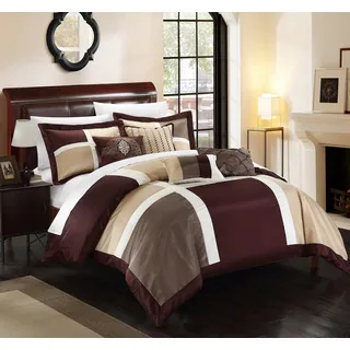 Chic Home Filomena Brown 11-Piece Comforter Set
