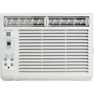 Frigidaire White FFRE0533S1 5,000 BTU 115V Window-Mounted Mini-Compact Air Conditioner with Full-Function Remote Control