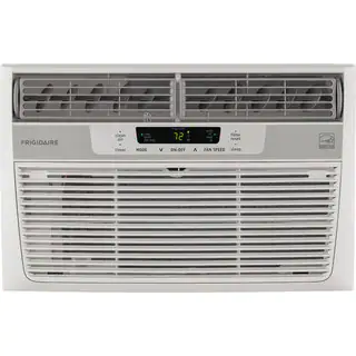 Frigidaire White FFRE0633S1 6,000 BTU 115V Window-Mounted Mini-Compact Air Conditioner with Full-Function Remote Control