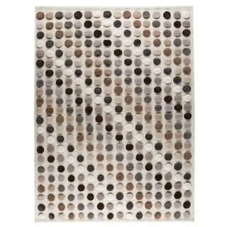 M.A.Trading Hand-Knotted Indo Smarties Natural/ Multi Rug (8'3 x 11'6)