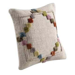 M.A.Trading Hand-woven Indo Benita Soft/ Multi Pillow (24-inch x 24-inch)