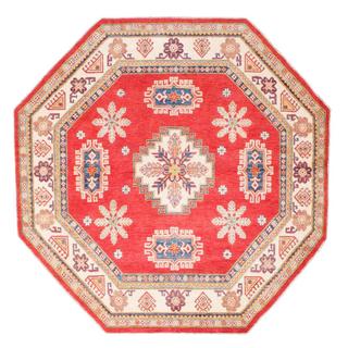 Ecarpetgallery Hand-knotted Finest Gazni Red Wool Rug (8'1 x 8'1)