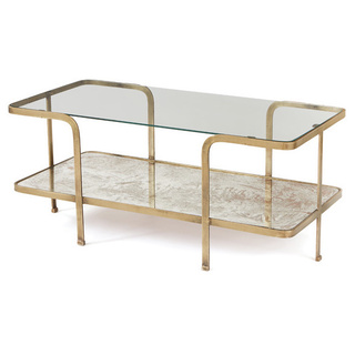 Mirrored Glass Coffee Table