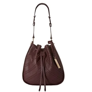 Vince Camuto Rayli Bordeaux Drawstring Shoulder Handbag