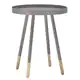 Marcella Paint-dipped Round Spindle Tray-top Side Table iNSPIRE Q Modern - Thumbnail 11