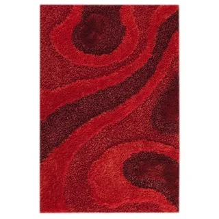 M.A.Trading Hand-tufted Dunes Red Rug (5'2 x7'6 )