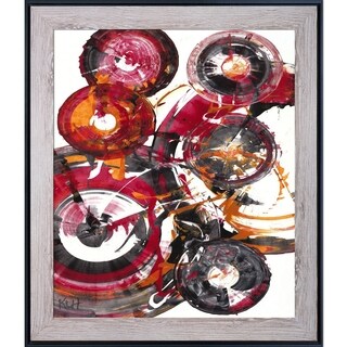 Kris Haas 'Sphere Series Painting 852121211' Framed Fine Art Print