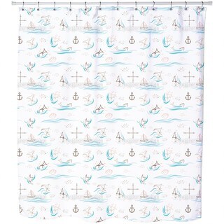 Whale Watching Shower Curtain