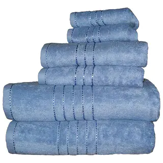 Haven Rayon from Bamboo and Egyptian Cotton 6-piece Towel Set