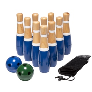 Hey! Play! 8-inch Wooden Lawn Bowling Set