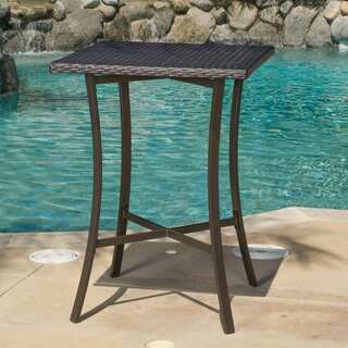 Riga Outdoor Wicker Bar Table (Only) by Christopher Knight Home