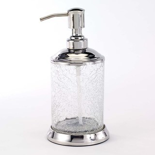 Crackle Glass Clear Lotion Pump