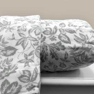 Sage Leaf 100-percent Cotton Flannel Sheet Sets