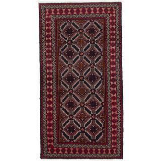 Ecarpetgallery Hand-Knotted Persian Finest Baluch Blue Wool Rug (3'5 x 6'6)