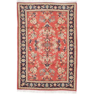 Ecarpetgallery Hand-Knotted Persian Sarough Brown Wool Rug (3'3 x 4'8)