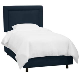 Skyline Furniture Kids Border Bed in Premier Navy