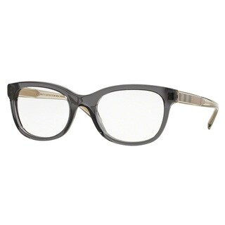 Burberry Women's BE2213F 3544 Grey Plastic Square Full-rim Eyeglasses