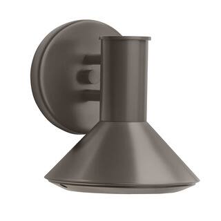 Kichler Lighting Contemporary 1-light Architectural Bronze LED Outdoor Wall Sconce