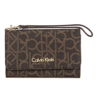 Calvin Klein Saffiano Leather Cellphone Case